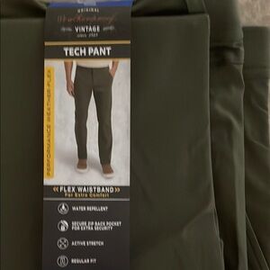 Weatherproof Green Chinos Slim Fit